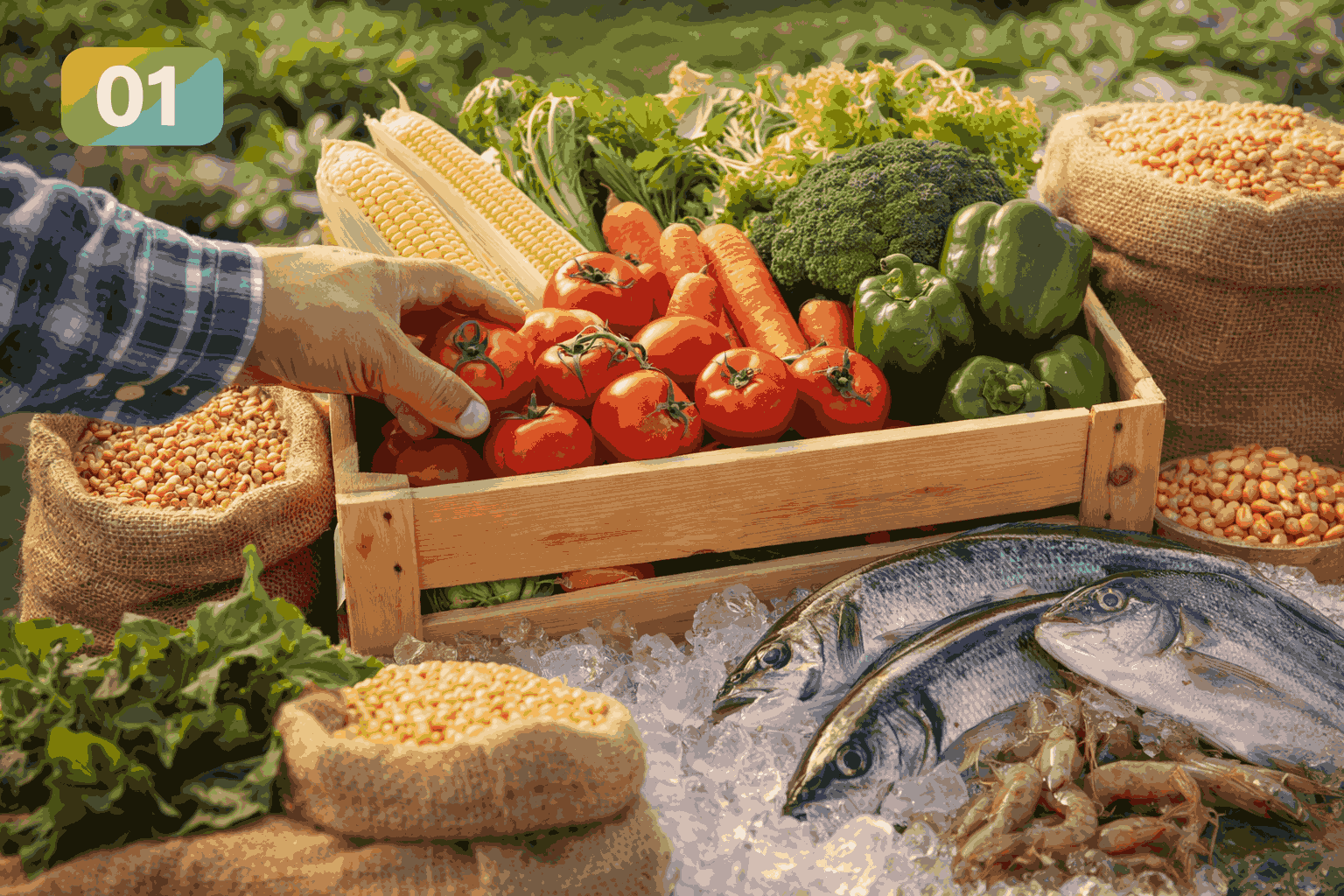 Fresh products sourcing and selection